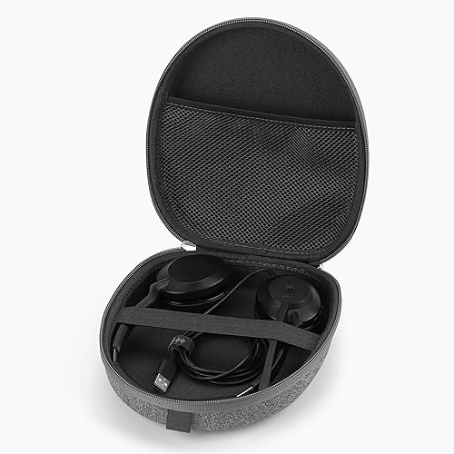 Miniatura 2 de Linkidea Funda de transporte para auriculares compatible con VXI BlueParrott B550-XT (204165-C), B450-XT, B350-XT, B250-XTS, bolsa de viaje rígida