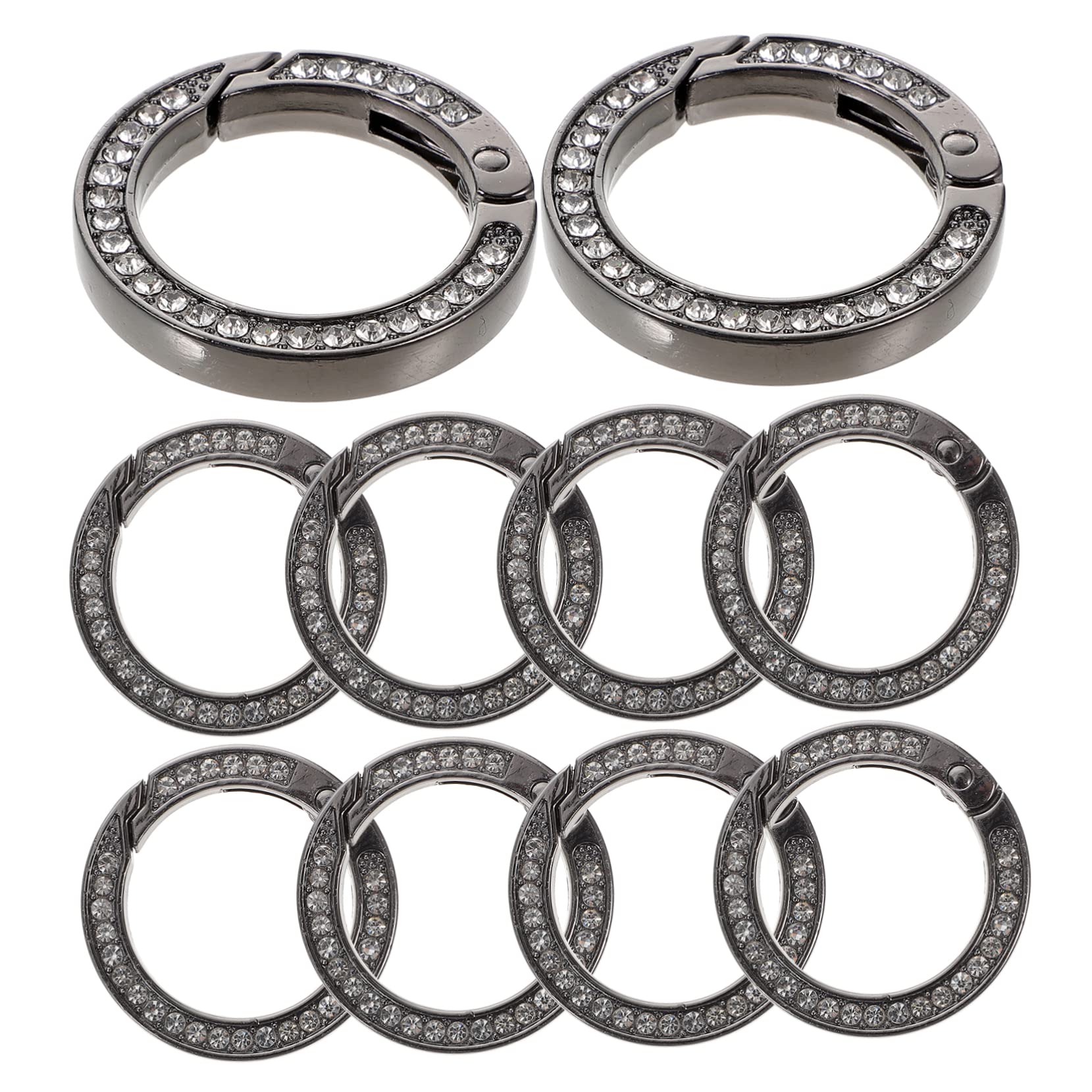 EXCEART 3 Set Di Fibbie in Metallo Per Borse Fibbie Per Chiavi Di Collegamento Per Borse Artigianali 10 Pezzi*3