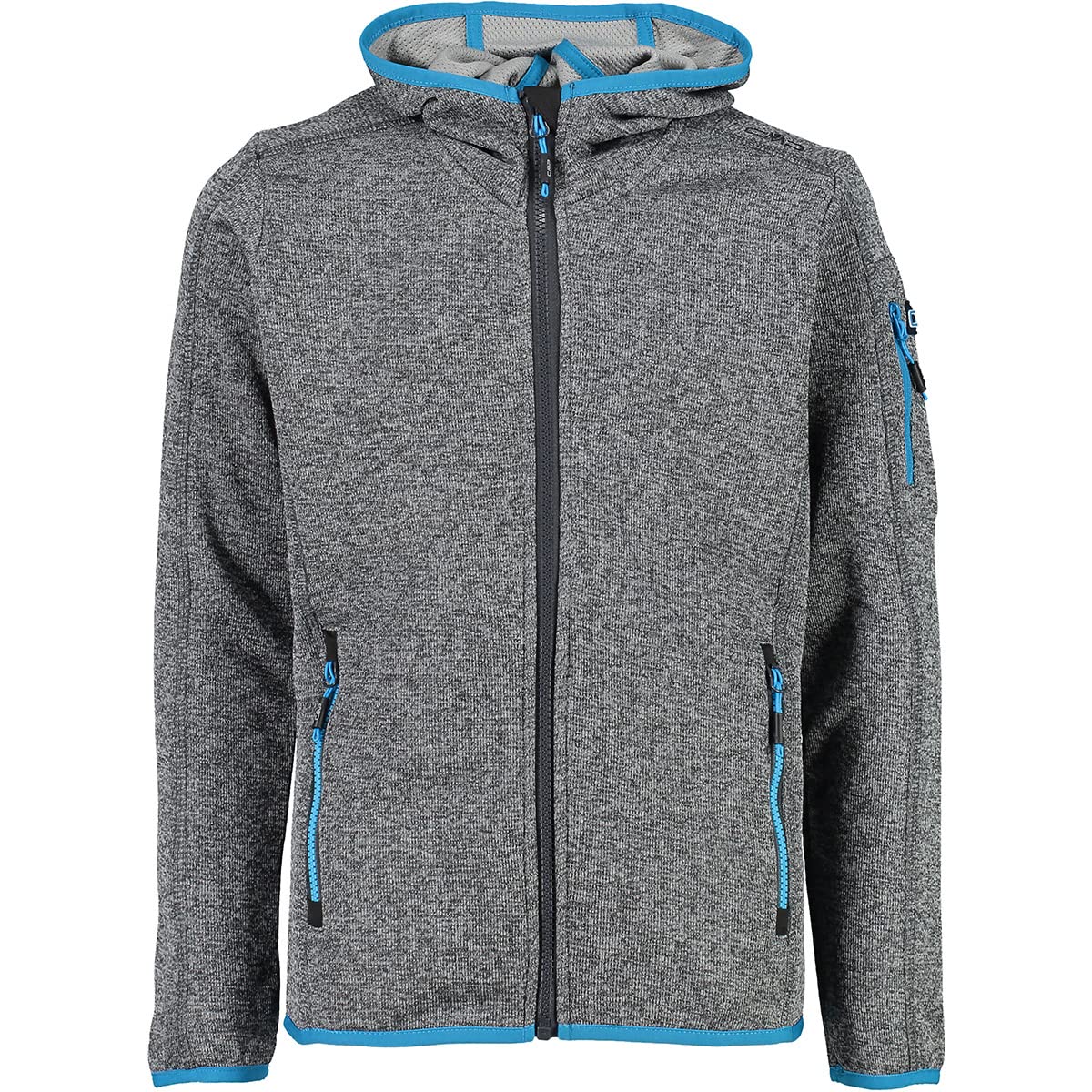 CMP 30h5914 Veste Knit-Tech pour enfant à capuche fixe Mixte enfant