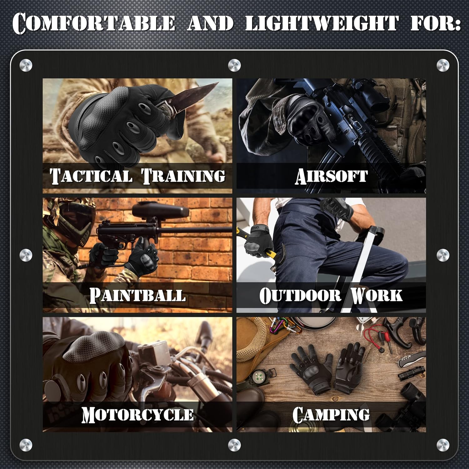 Ubrave Tactical Gloves for Men and Women : Sports & Outdoors