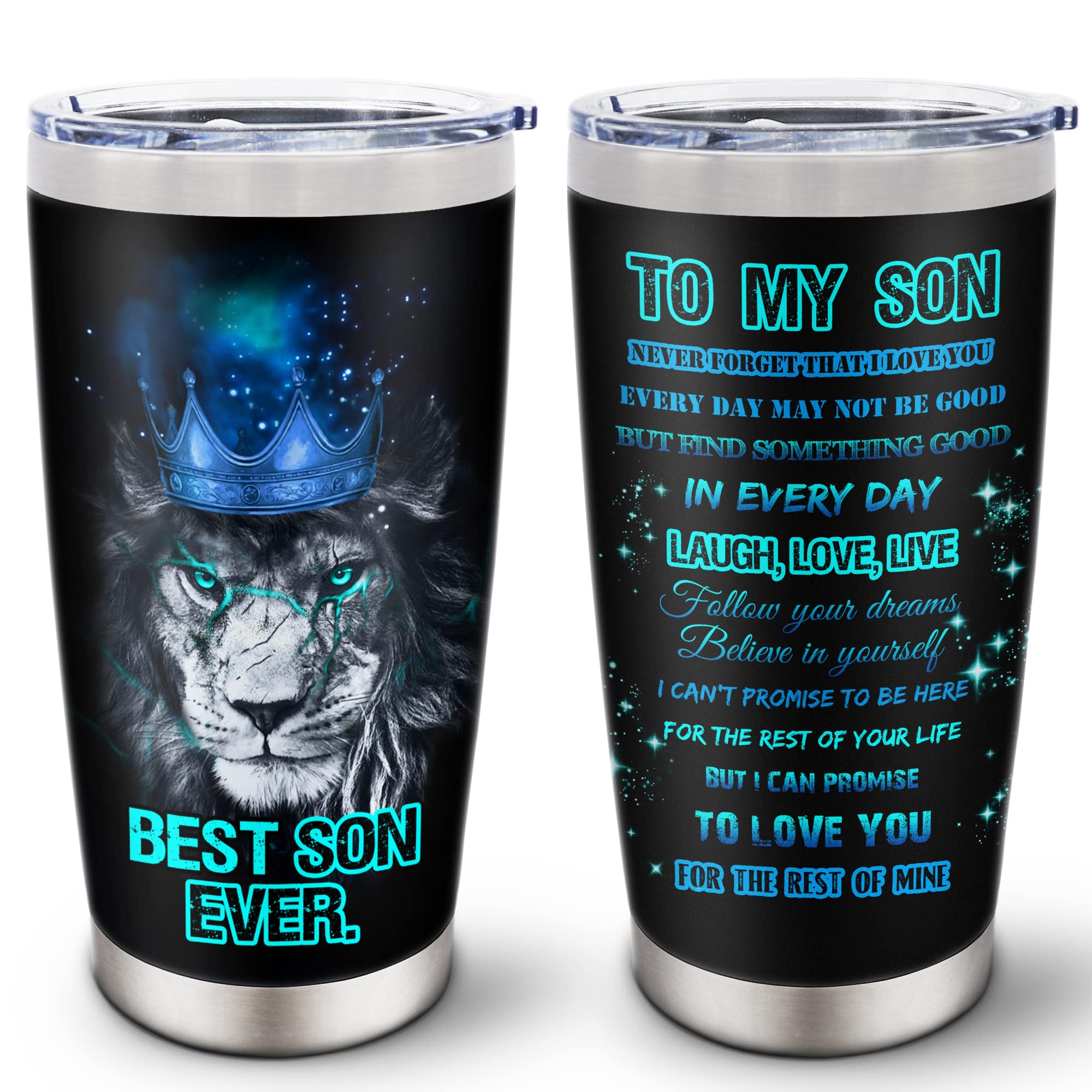 Gifts For Son, Son Gifts From Mom, Best Son Stainless Steel Tumbler 20oz, Son Gifts From Dad, Son Gift, Birthday Gifts For Son, To My Son, Son Gift Ideas, Son Coffee Cup, Son Graduation Gifts