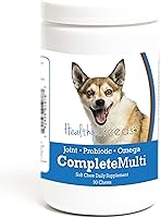 Vista 121 de Healthy Breeds Schnauzer miniatura todo en uno multivitamínico suave masticable 90
