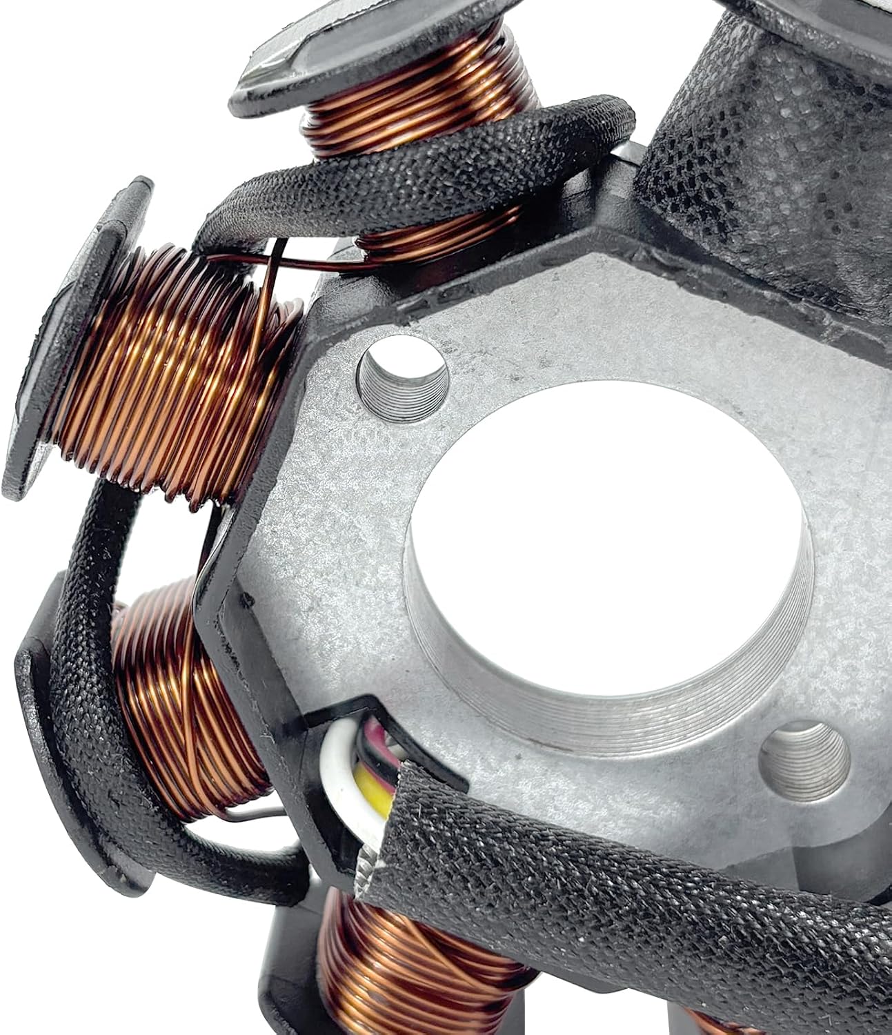 4 Wires AC 8 Poles Magneto Ignition Stator Coil for GY6 Engine 50cc 80cc 100cc Scooter Moped ATV Sunl Roketa Dune Buggy Go Kart TaoTao Buyang Coolsport Kazuma Sunl NST