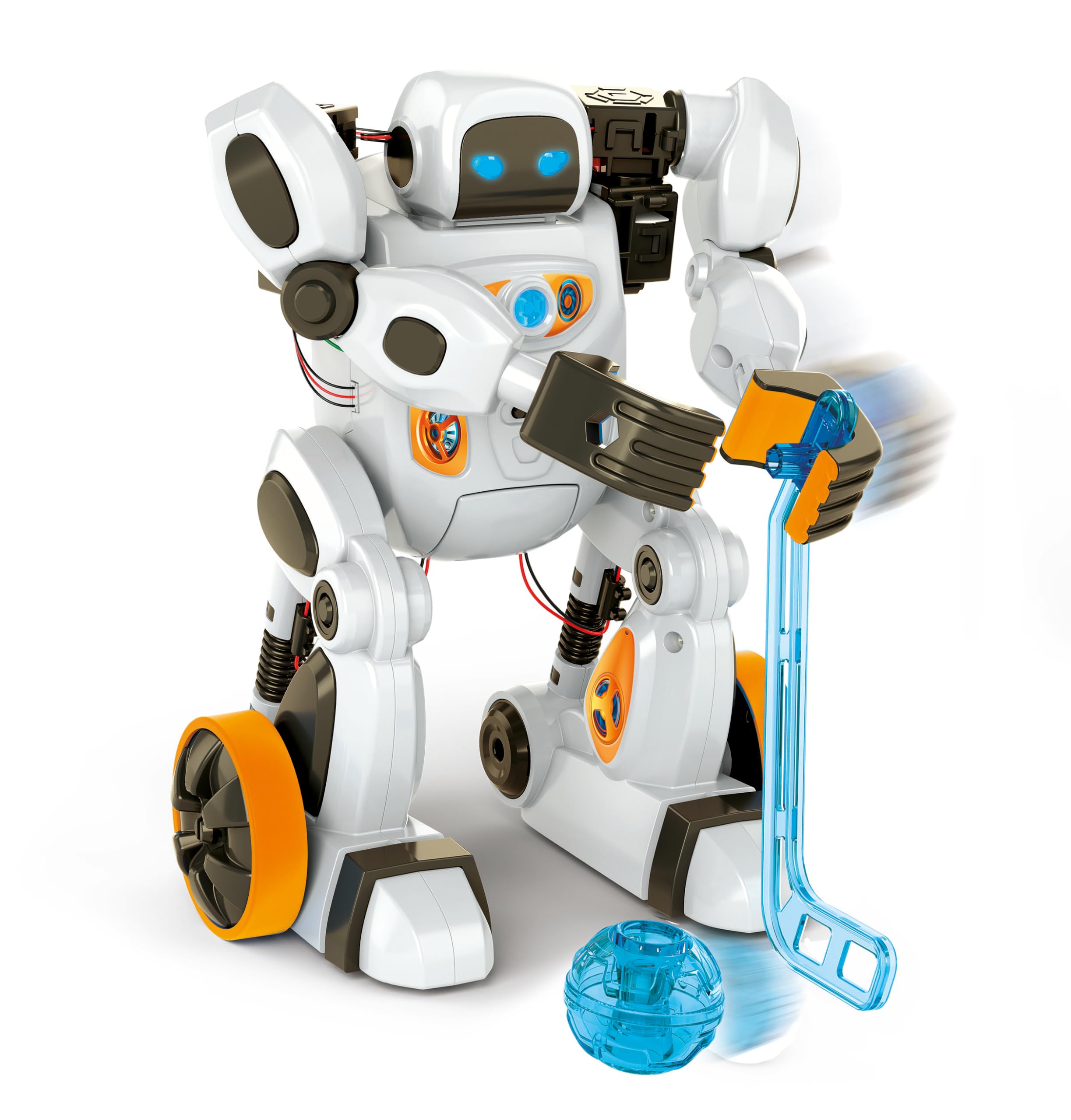 Clementoni Galileo AIRO - Mein interaktiver K.I. Roboter - Trainierbar mit künstlicher Intelligenz, erkennt Gesten- & Sprachsteuerung - Robotik-Spielzeug für Kinder ab 8 Jahren 59351