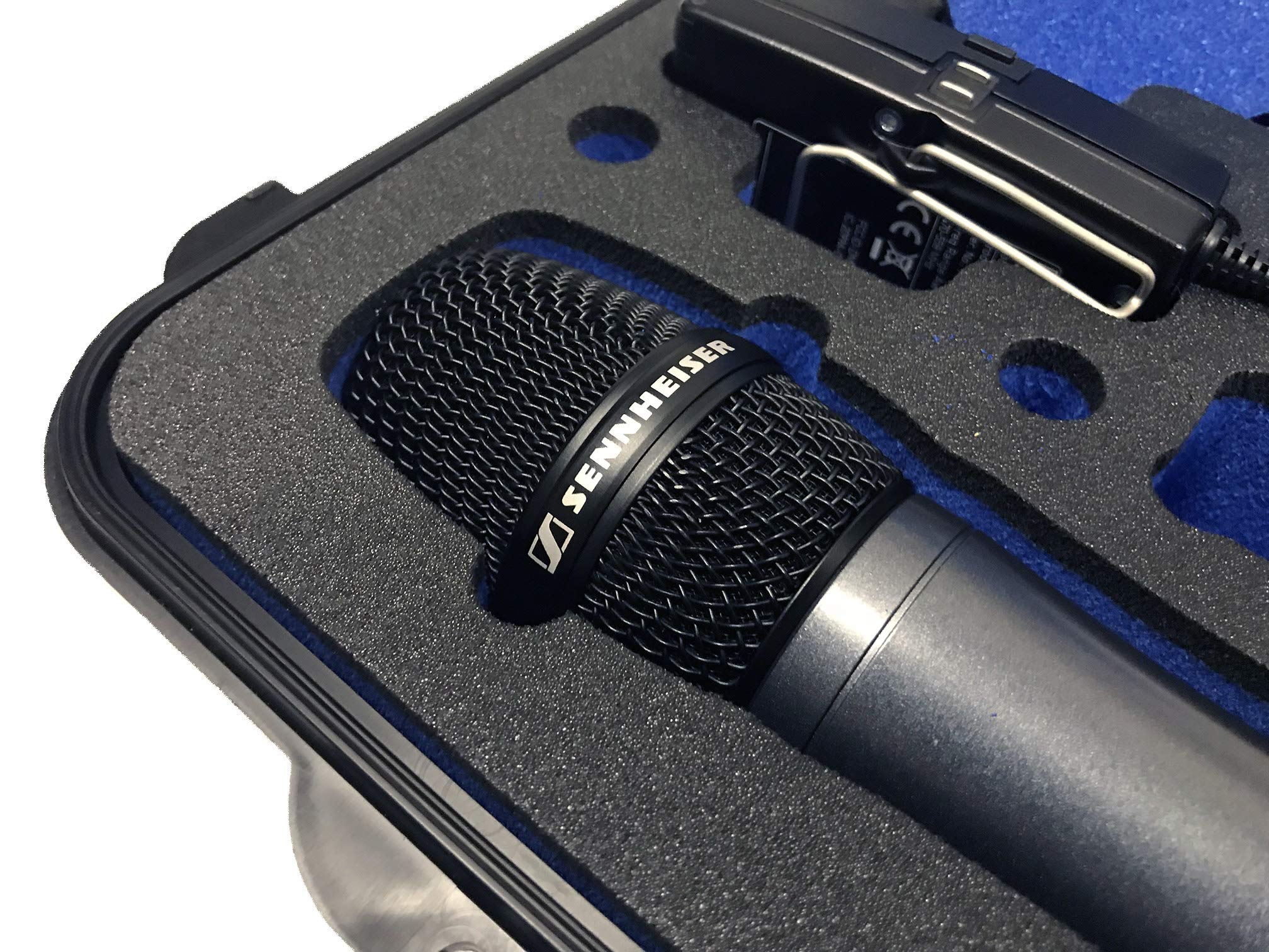 Custodia per Sennheiser Evolution Wireless serie G4 - Sennheiser EW G4 - Ampio spazio per gli accessori, ad esempio 4 trasmettitori tascabili, cavi e altro ancora.