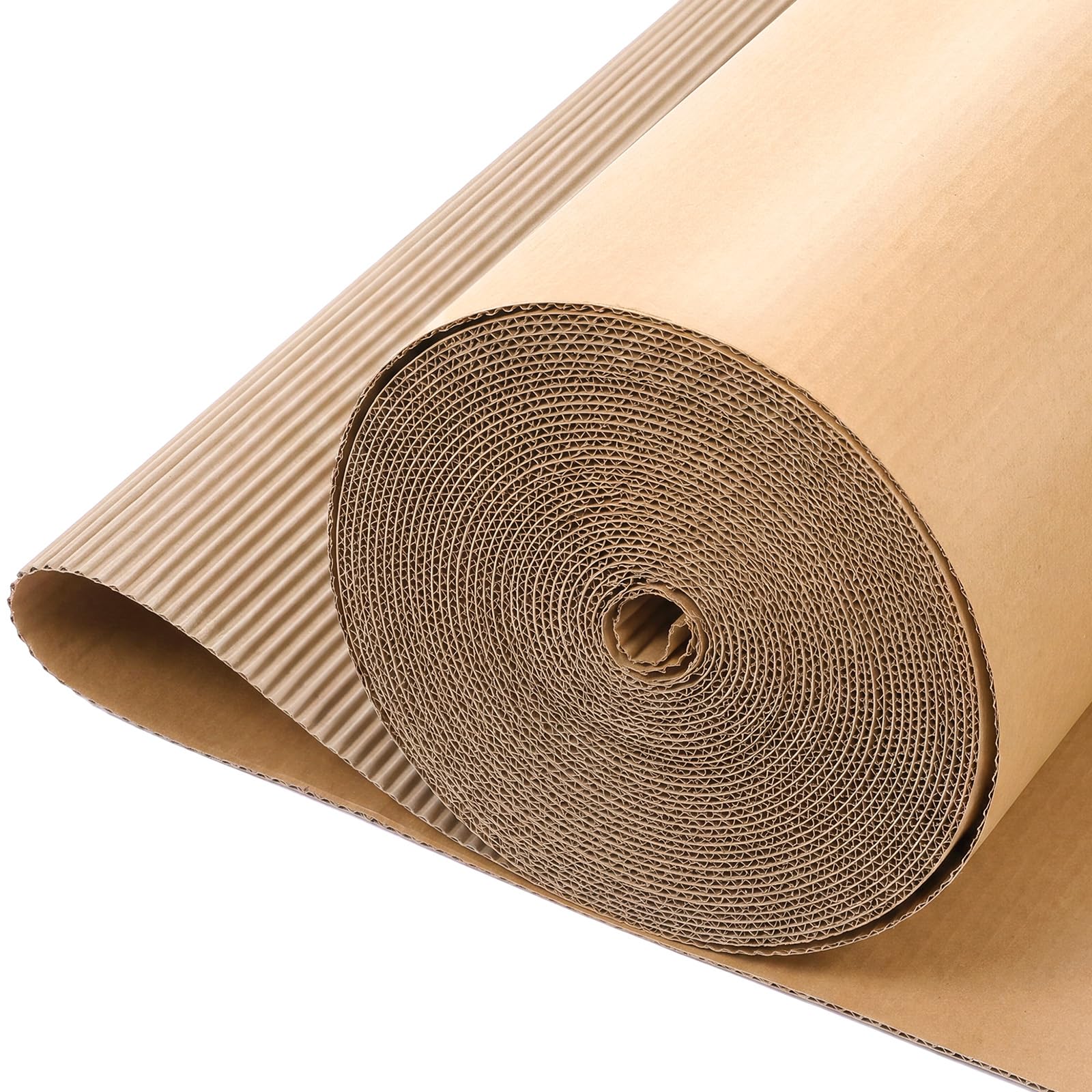 MotiMind Corrugated Cardboard Roll, 24 x 600 Inch Single Face Cushioned
