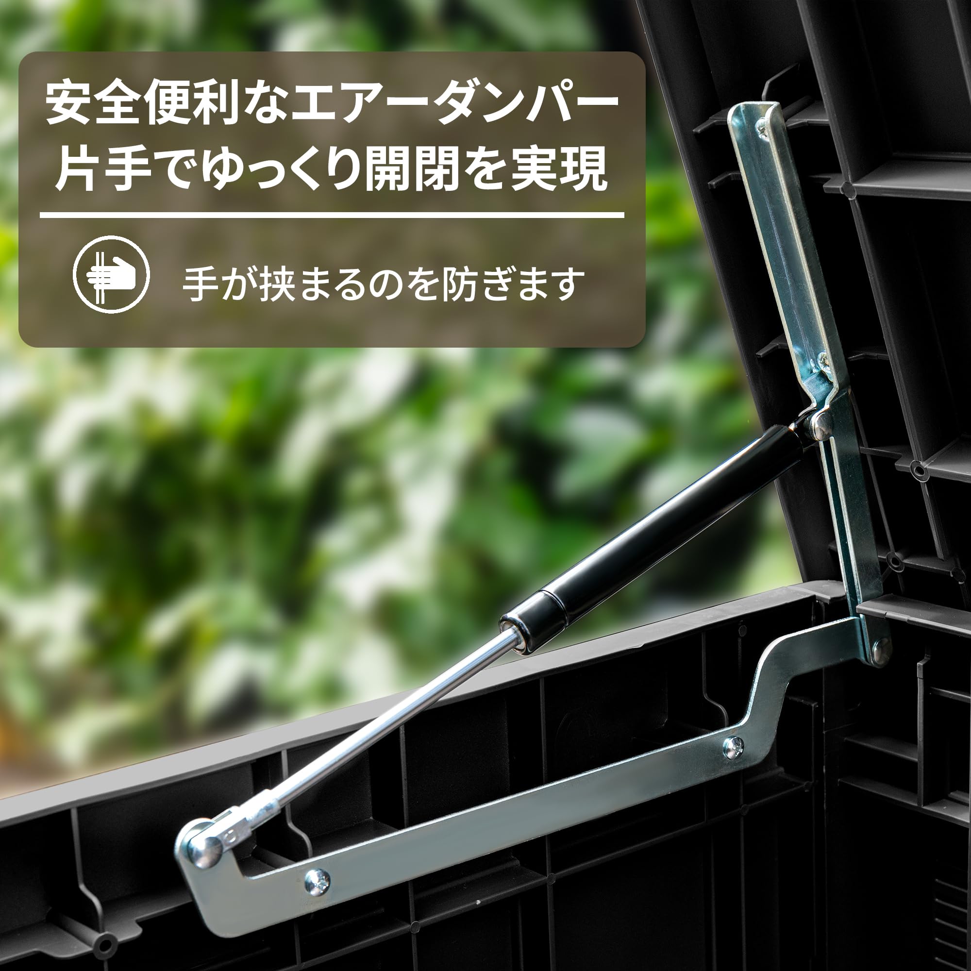 Amazon.co.jp: Alebert 物置 収納庫 防水 耐候 380L大容量 屋外収納