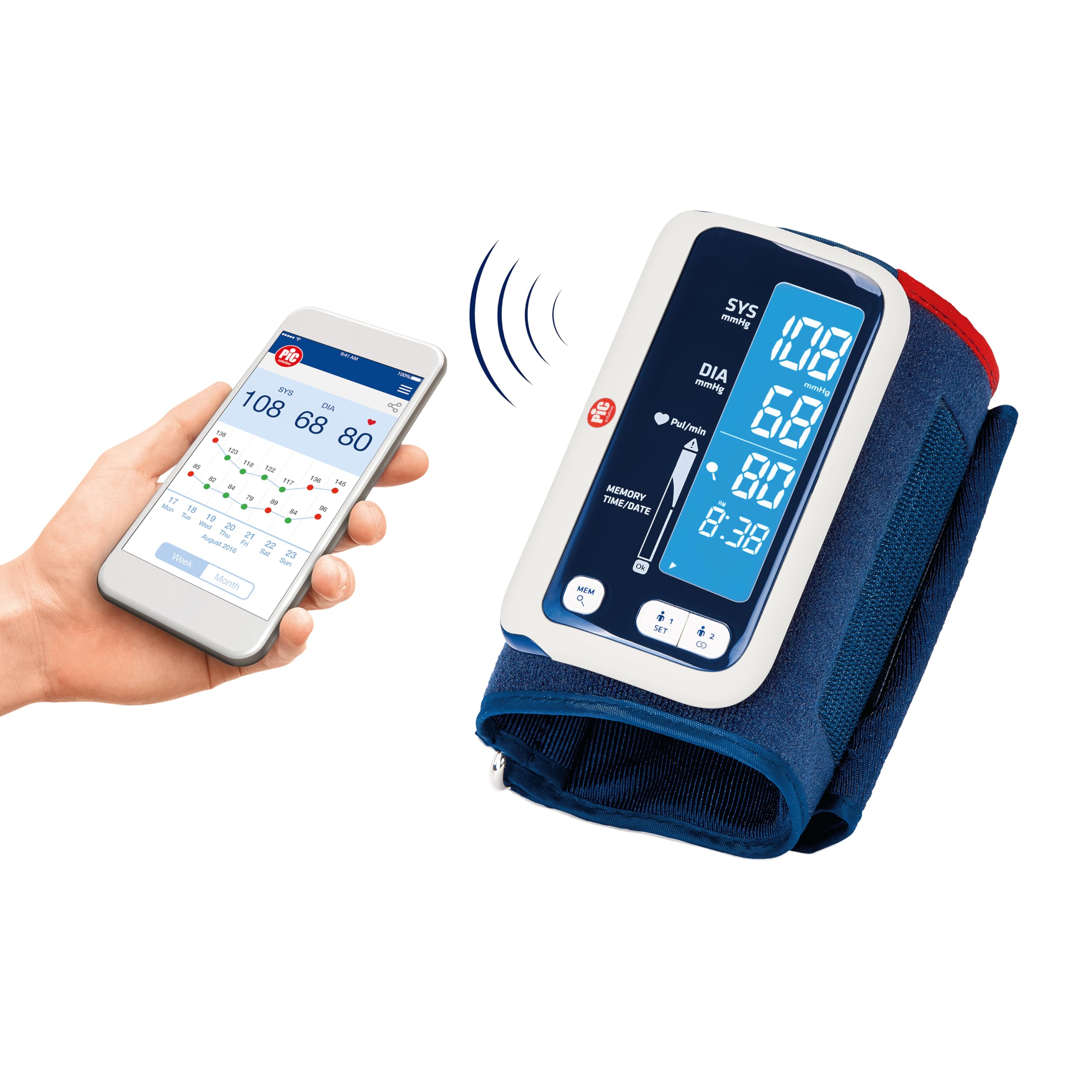 Pic Solution MobileRAPID Dispositivo de Medición de Brazo Digital Automático, unisex