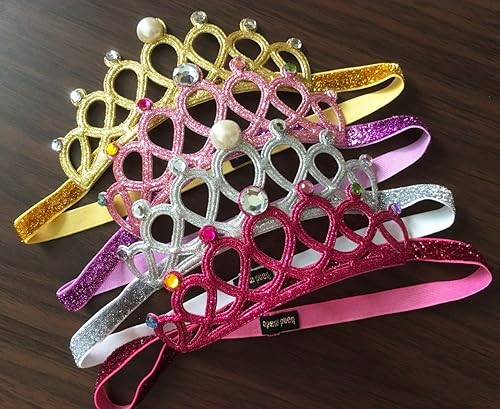 Miniatura 2 de Tiara Danmy con pedrería para niña, 2 unidades., Banda 15.1" niña