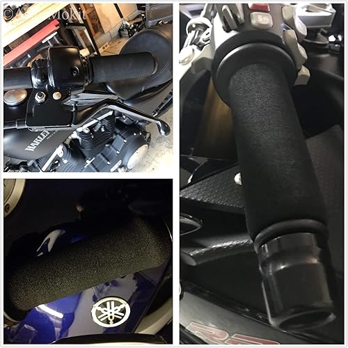 Miniatura 4 de HASkulle - Fundas de agarre para manos grandes que engrosan tus agarres, se ajustan cómodamente a más de 1.2 a 1.4 pulgadas de agarre en Harley BMW,