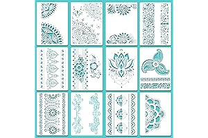 Elegant Bone Inlay Stencil - Exquisite Patterns