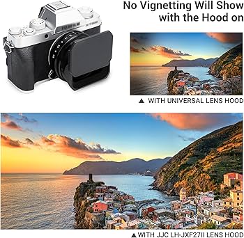 Amazon.com : JJC Square Metal Camera Lens Hood Cover with Lens Cap