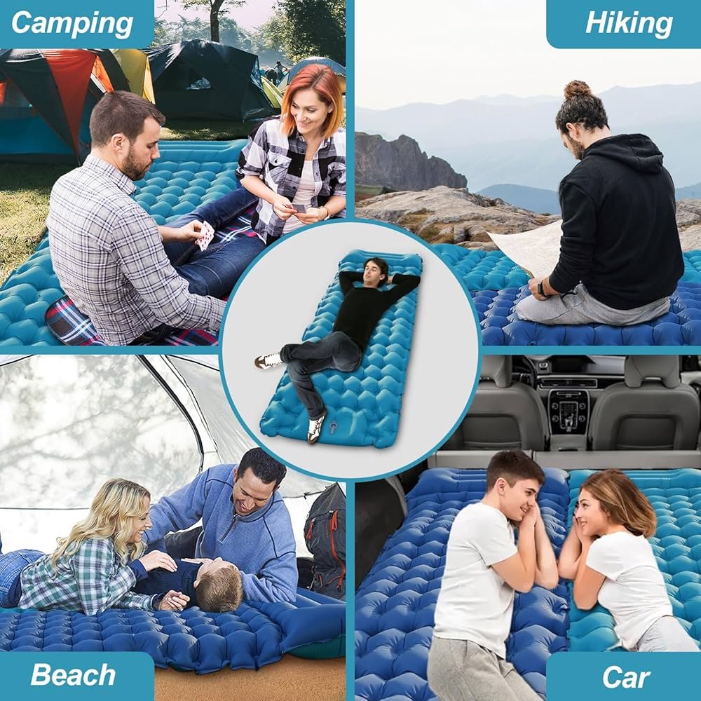 未使用 コールマン SELF INFLATABLE MATTRESS FULL Coleman Quick Bed Plus Single High Airbed Mattress, Full