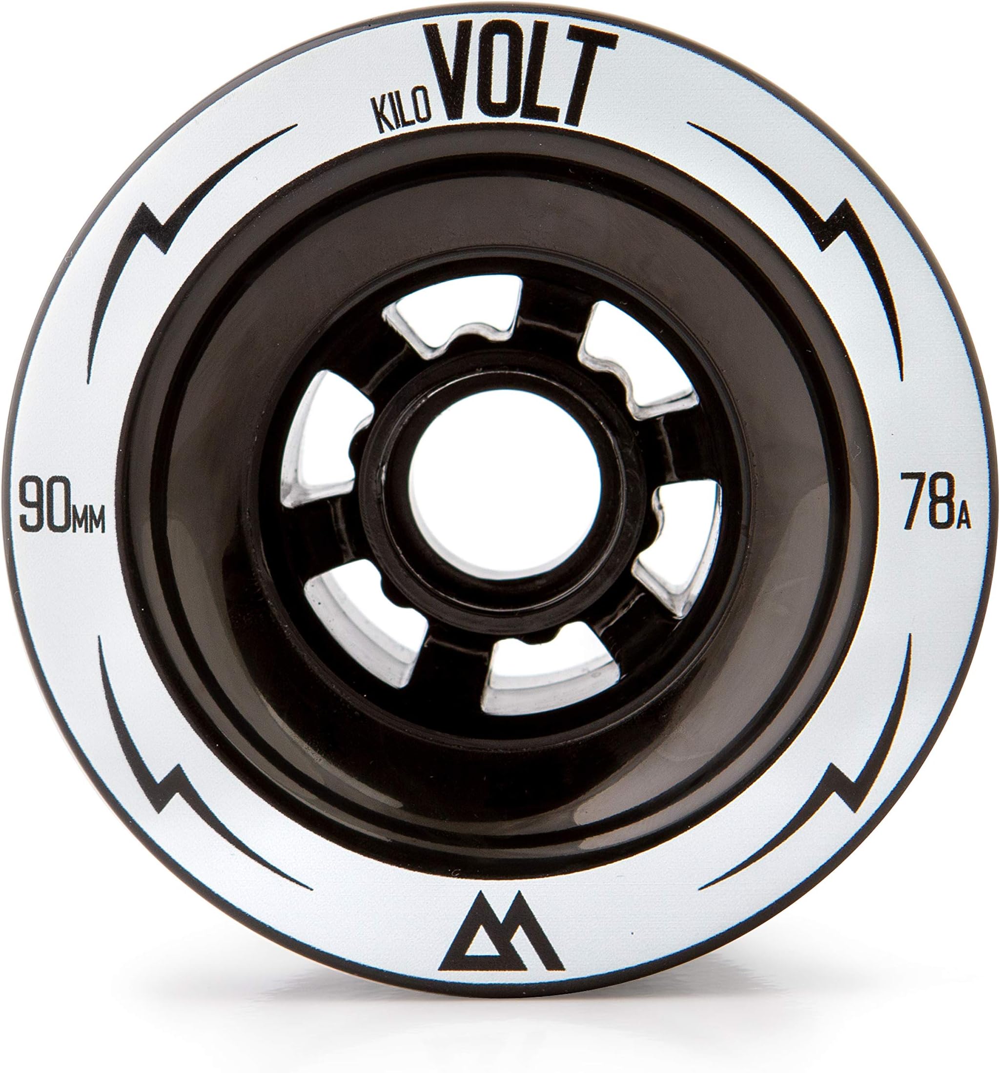 Magneto kiloVolt 90 mm Longboard Wheels | Large Wheels | Designed for Speed | DIY Electric Skateboard Compatible | Set of 4