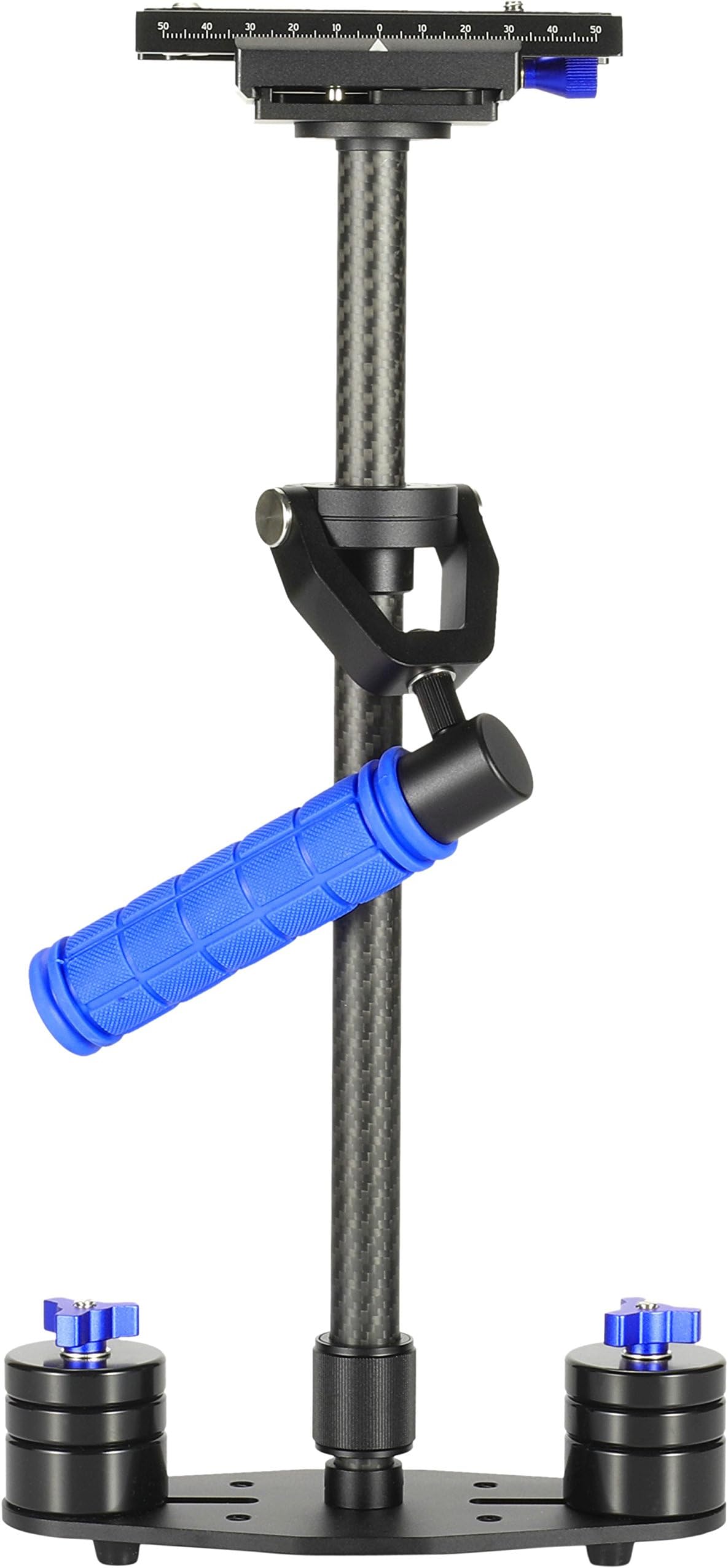 Morros Carbon Fiber Camera Video Stabilizer with min length 38cm and max length 60cm with quick release for DSLR and Video Cameras