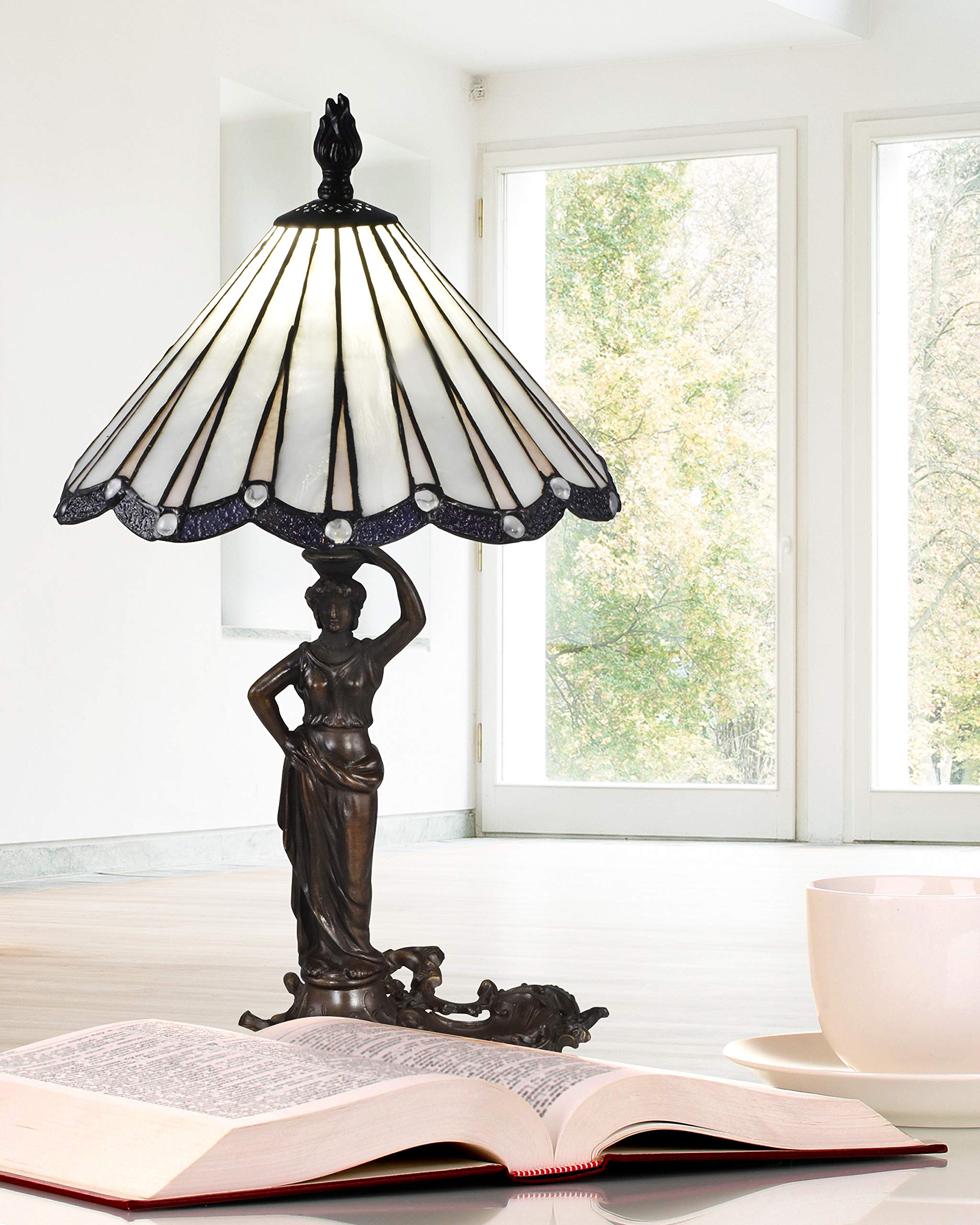 Dale Tiffany STT17057 Akira Lady Table Lamp, 20
