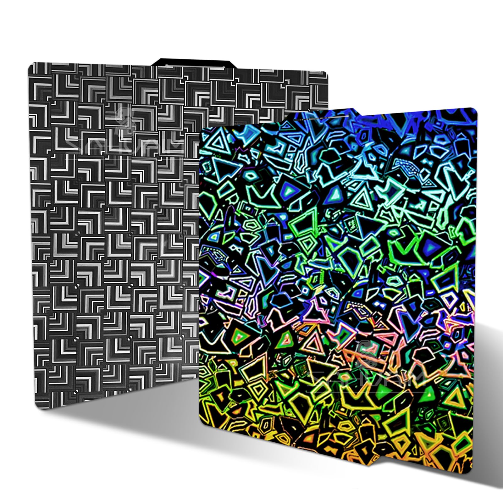 Maze & Graffiti Bamboo Holographic Build Plate 257×257mm for Bambu Lab P2S/P1S/P1P/X1C/X1…