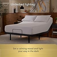 Vista 4 de Serta baselogic Base de Cama Ajustable Marco Nivel 3 - Twin XL - Ajustabilidad de Cabeza y Pie, Control Remoto Inalámbrico, Gravedad Cero y 3