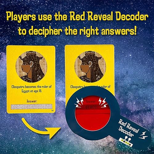 Miniatura 5 de University Games, Scholastic Time Machine History - Juego de cartas de viaje en lata para niños, para 2 a 4 jugadores a partir de 8 años