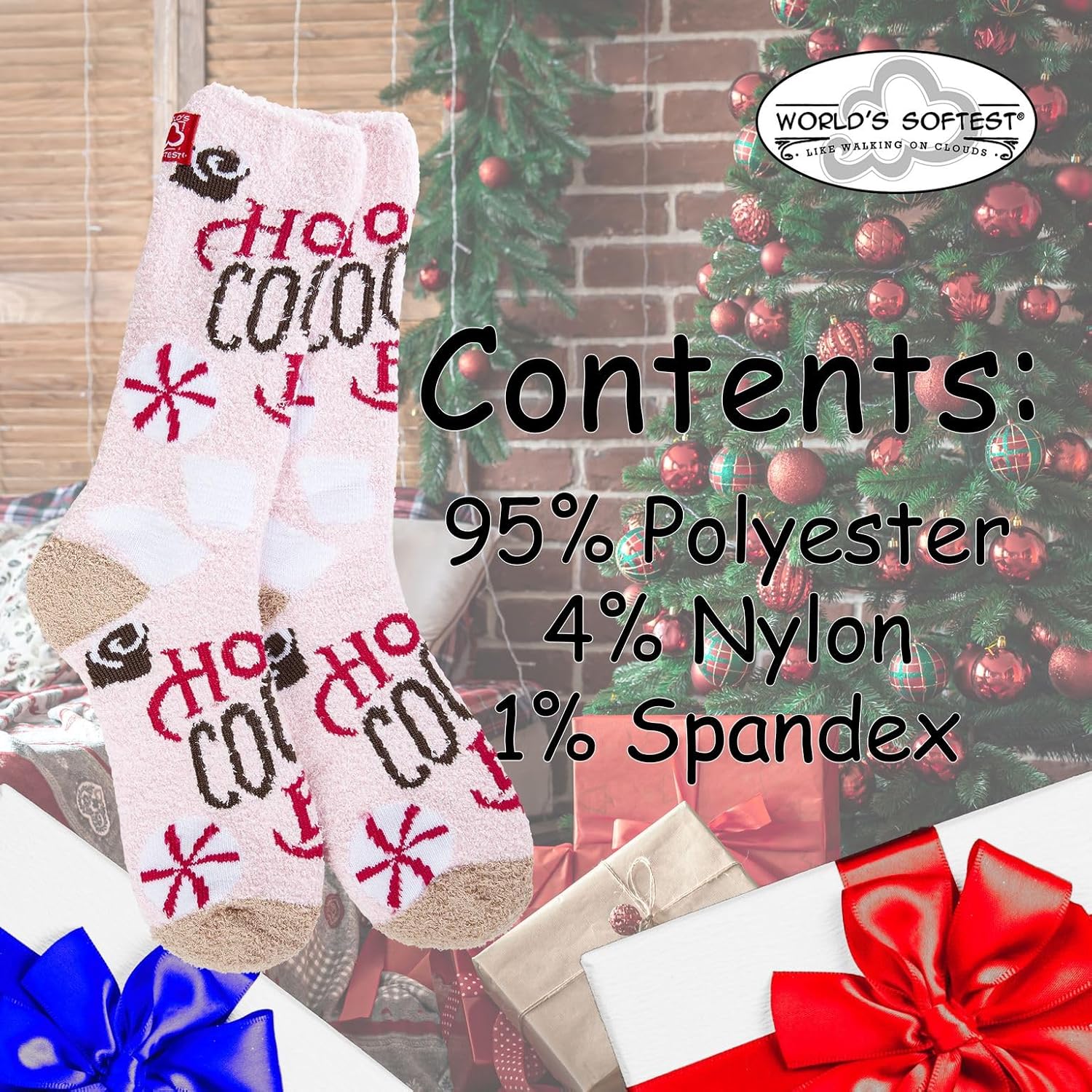 World's Softest Spring Cozy Crew OS Socks - Comfortable Crew Socks for Women - Image 5