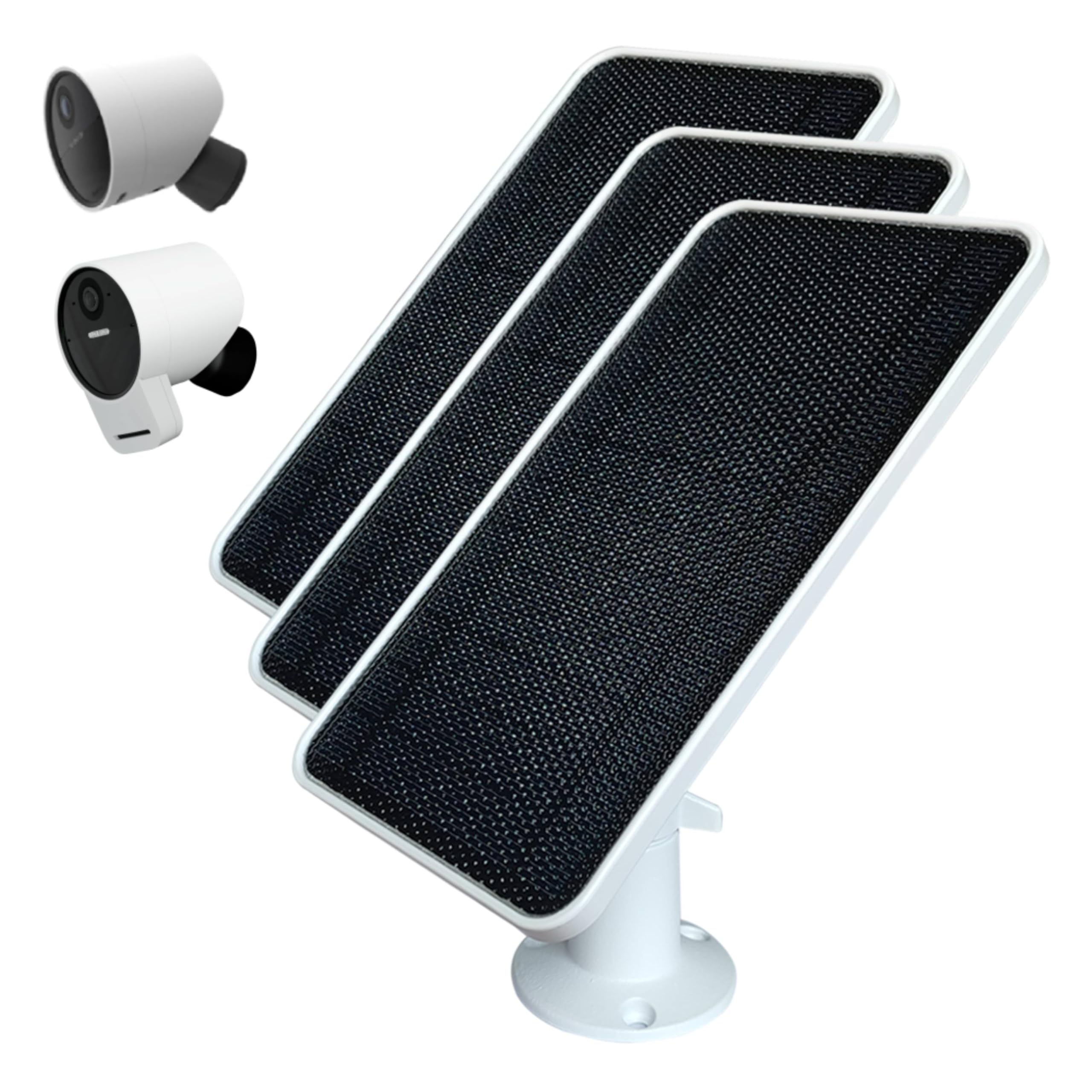 JJMASEE Solar Panel Charging for Wyze Camera Outdoor,Weatherproof Continuous Power Supply with 13 FT Cable and 360°Adjustable Wall Mount(3 Pack)-picture-22