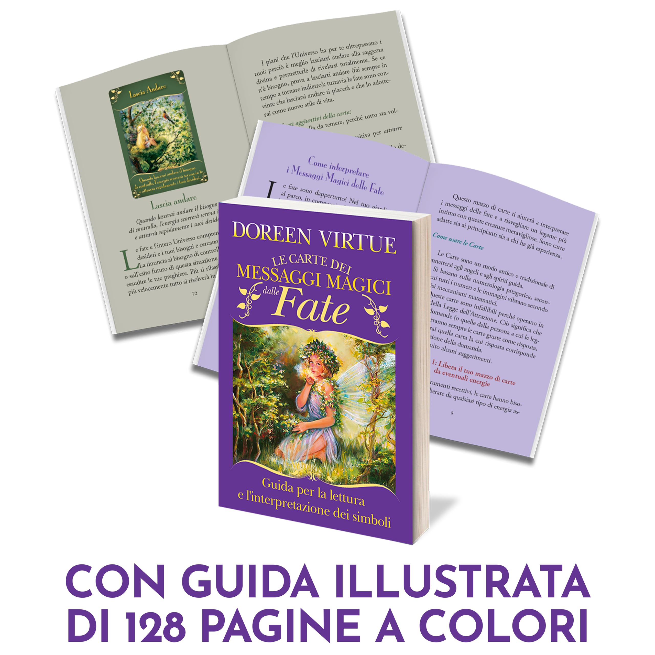 La Carte dei Messaggi Magici dalle Fate. 44 Carte con Guida per la Lettura e l'Interpretazione dei Simboli