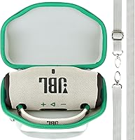 Vista 21 de Carcasa Rígida Lebakort Compatible con Altavoz JBL Charge 5 Charge 4 Impermeable (Carcasa Negra)