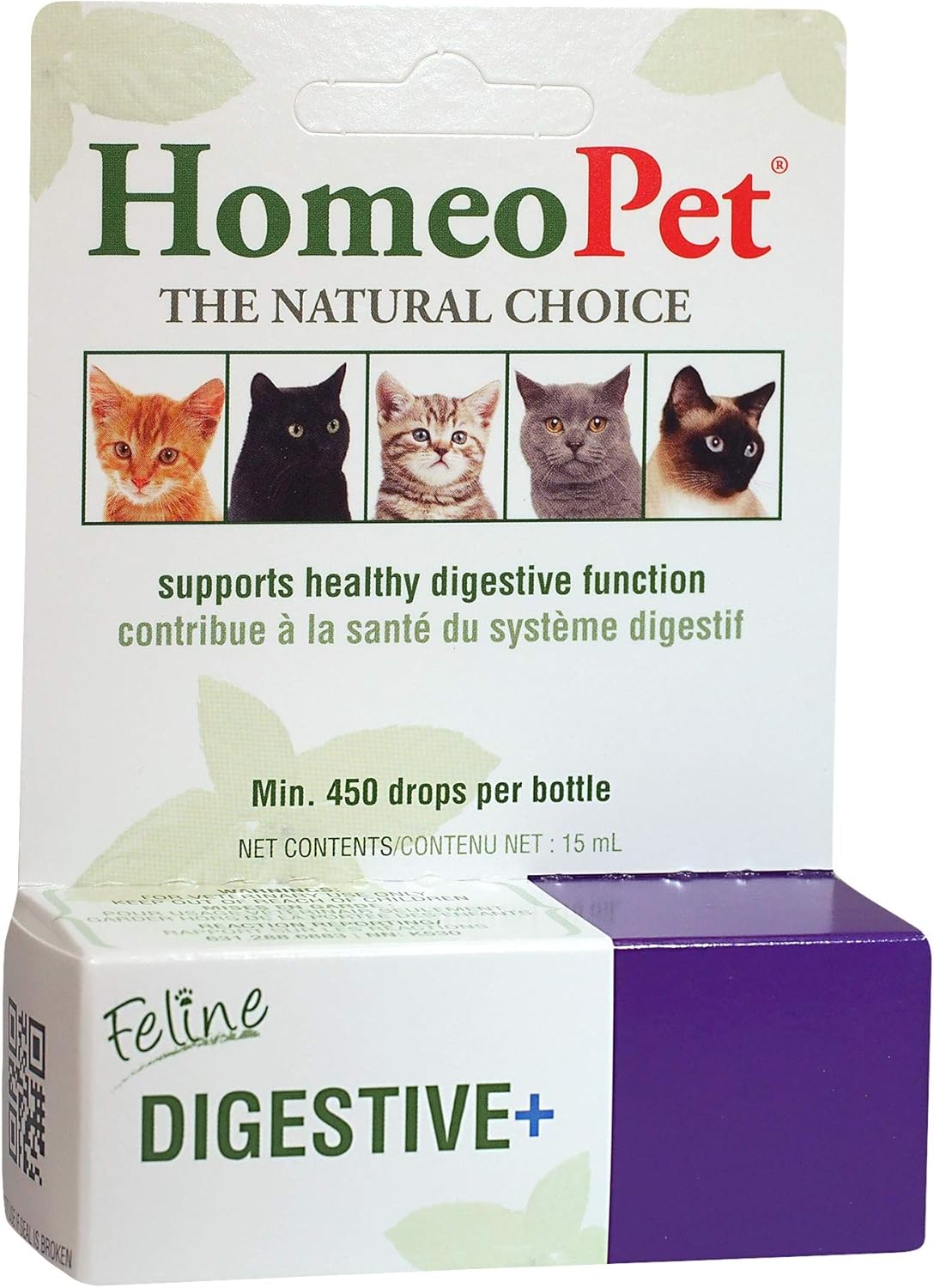 HomeoPet Feline 14800 Feline Digestive+, 15ml, white Amazon.ca Pet Supplies