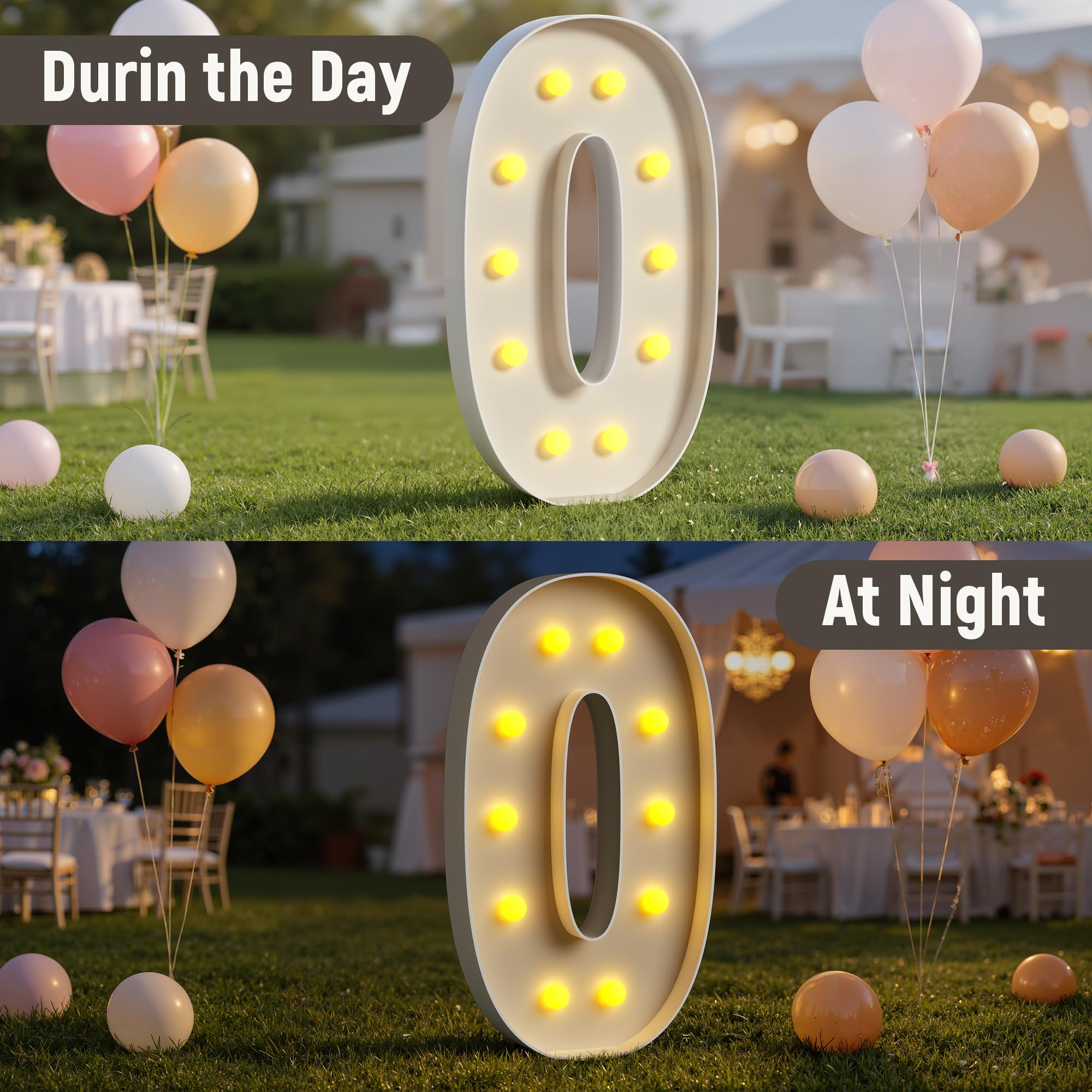 Números de marquesina 90 de 4 pies, número 90 grande iluminado para suministros de fiesta de cumpleaños, letrero, telón de fondo, decoraciones de feliz cumpleaños 90 para mujeres y hombres de 90 años