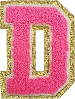 Vista 58 de SPRT - Parches de letras de chenilla universitaria con purpurina, parche de letras blancas para planchar con letras del alfabeto para disfraz