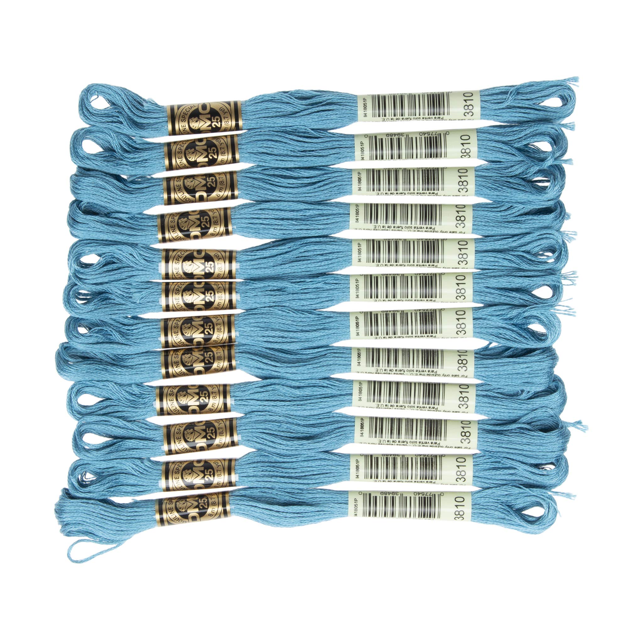 DMC 6-Strand Embroidery Cotton Floss, Dark Turquoise(Pack of 12)