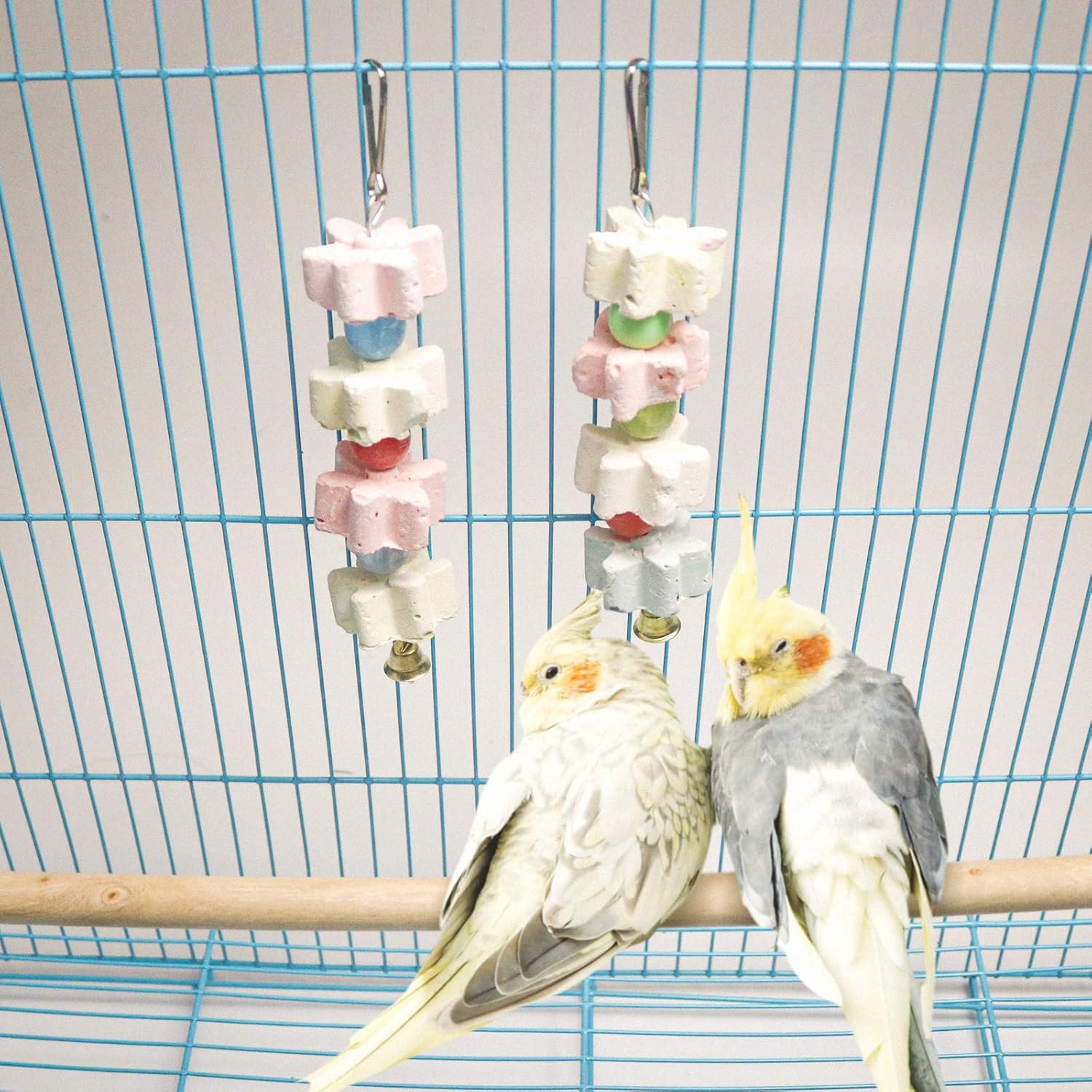 Buy S Mechanic Parrot Chewing Toy Beak Trimmer Calcium Stone With Bellparrot For Cockatiel Conure African Grey Amazon Parrots Parakeet Cockatiel 2packs Online In Indonesia B08ml34yps