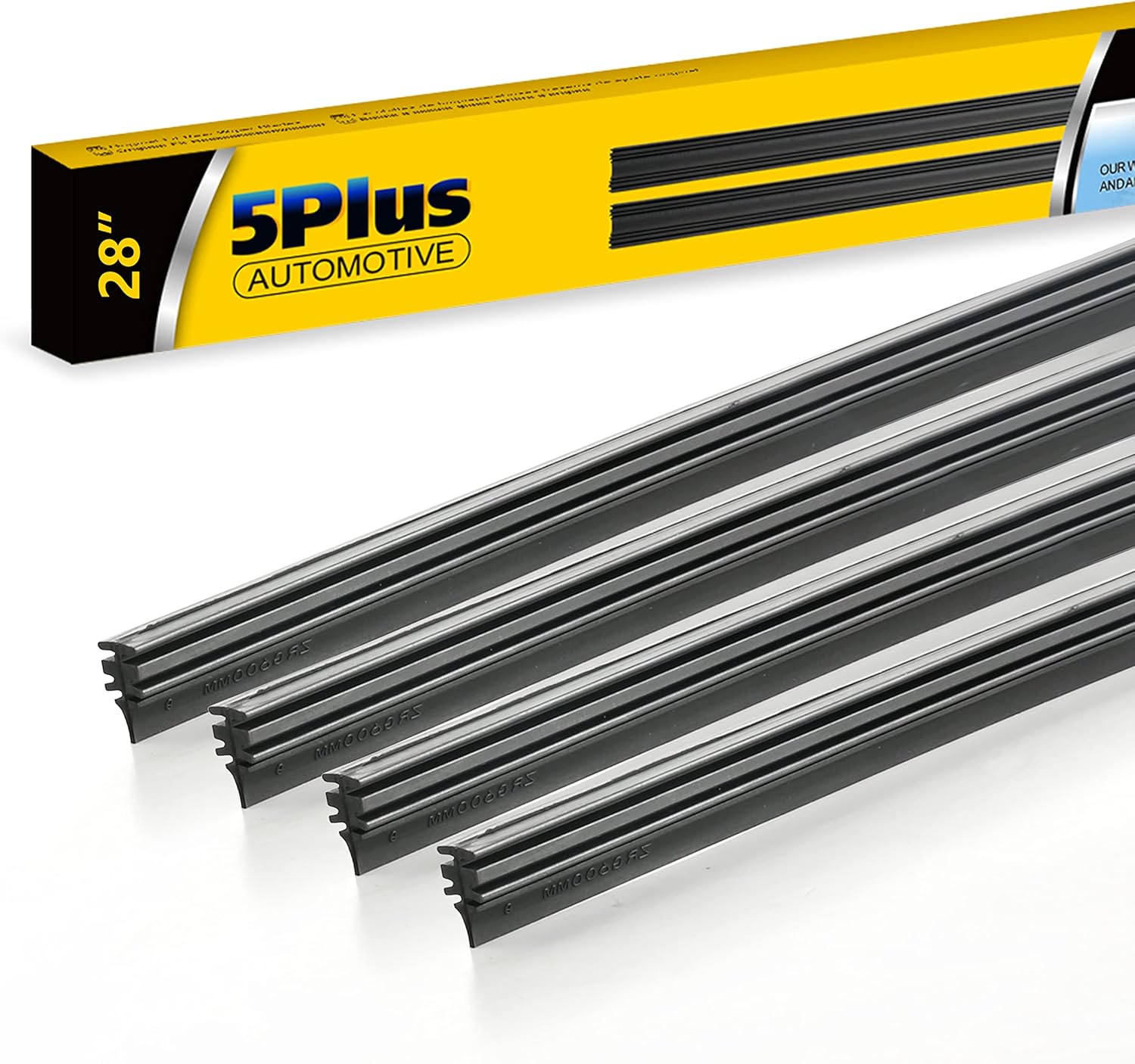 5 PLUS Wiper Blade Refill,4 PCs Adjustable Size of