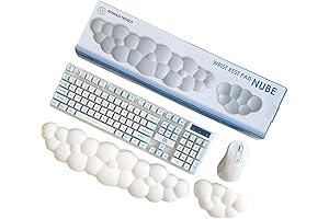 Cloud Keyboard Wrist Rest: Ergonomic Relief for Typing Bliss