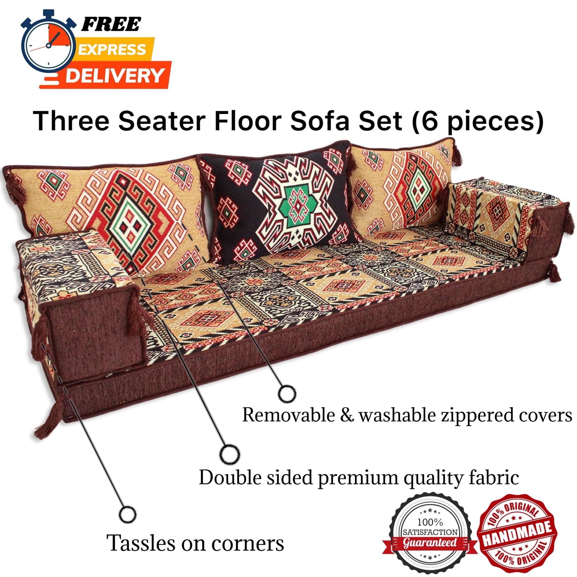 Buy Arabic Majlis Sofa, Arabic Floor Seating, Arabic Furniture, Bench
