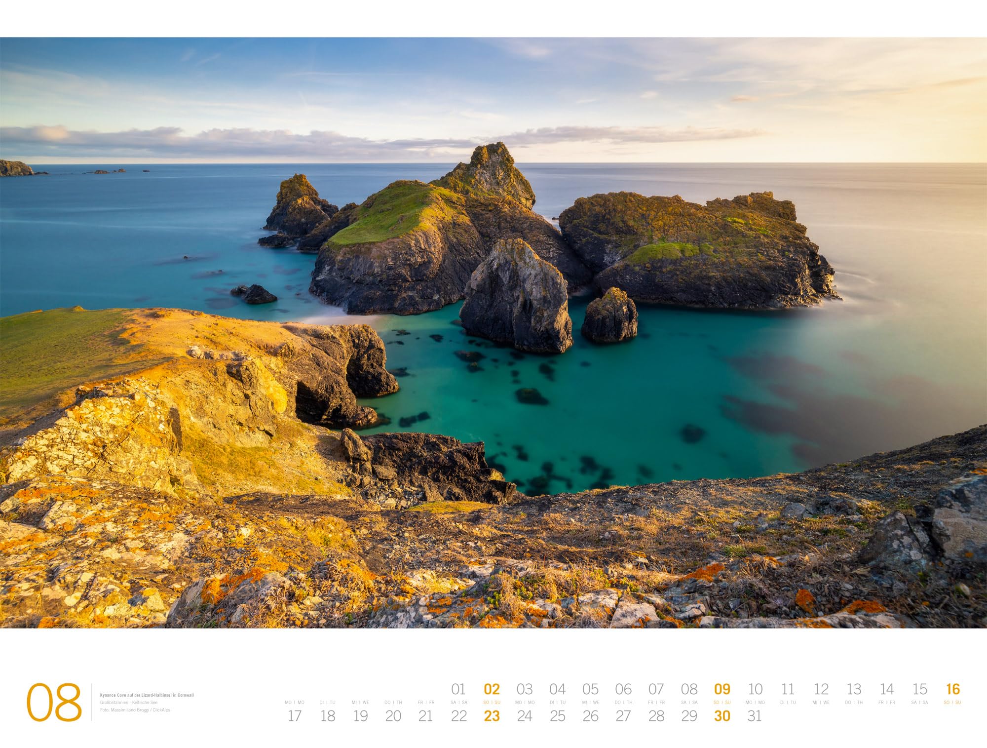 Meer Gallery Kalender 2026 | Außergewöhnlicher Meeres-Kalender im großen Querformat (66x50 cm) | Küste und Strand im Großformat