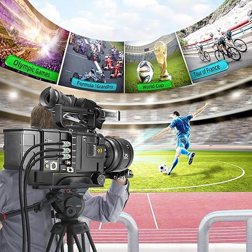 Miniatura 4 de Superbat Cable SDI 12G de 10 pies 4K UHD SDI Cable BNC 75ohm Belden 4694R soporta transmisión de monitor de video 6G-SDI12G-SDI 4K6K8K, para cámara