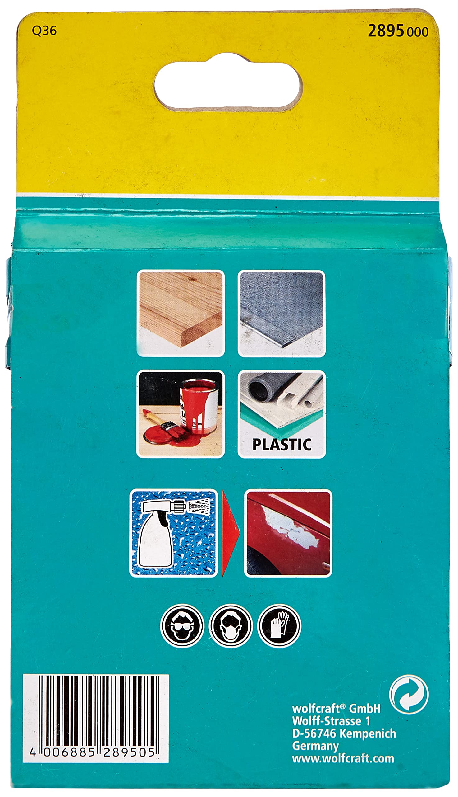 wolfcraft Set di spugne abrasive I 2895000