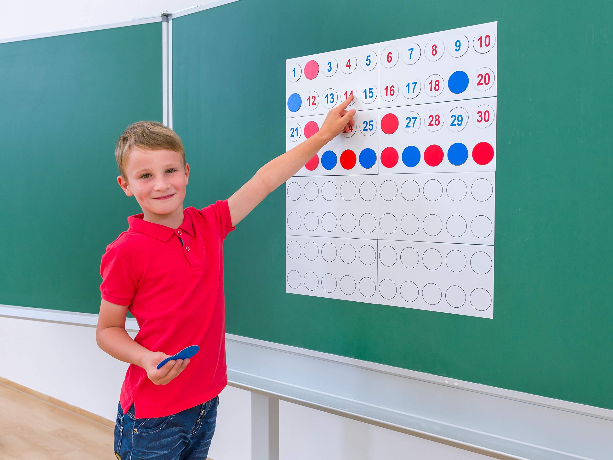 Betzold - Tafelmaterial Zahlenraum 100 - Hunderterfeld Mathematik Grundschule