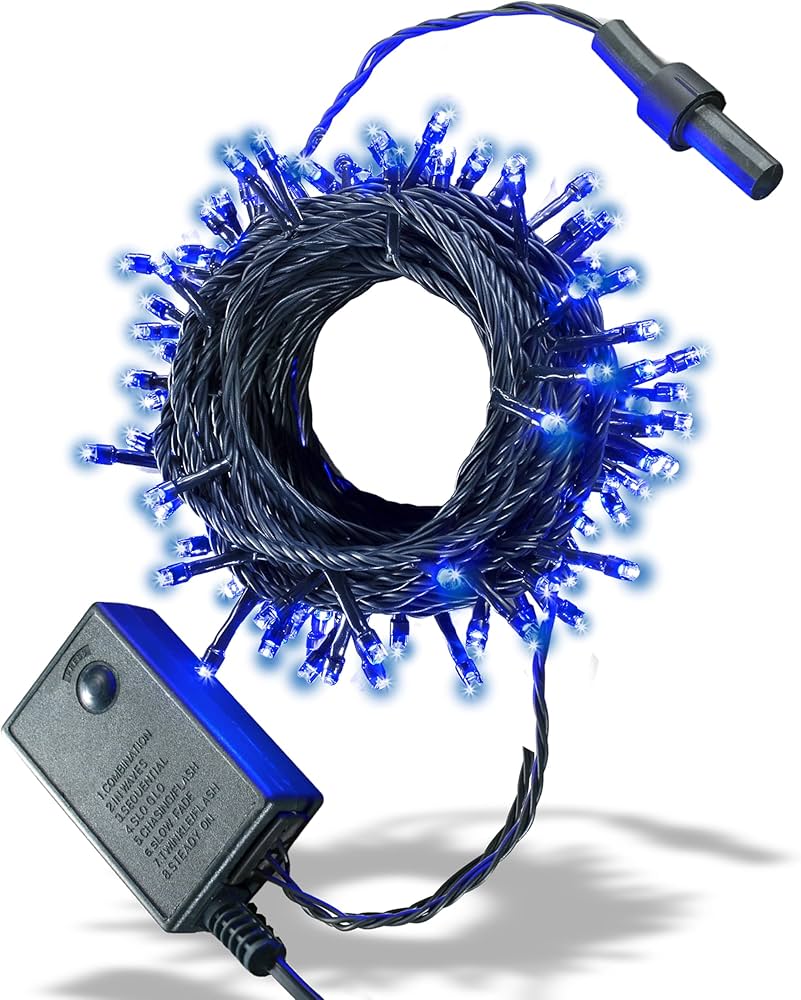 LEDストレートライト 100球 約10m x5本 + 電源コントローラー LED 100球 ストレートライト(電源コントローラー別売) ホワイト