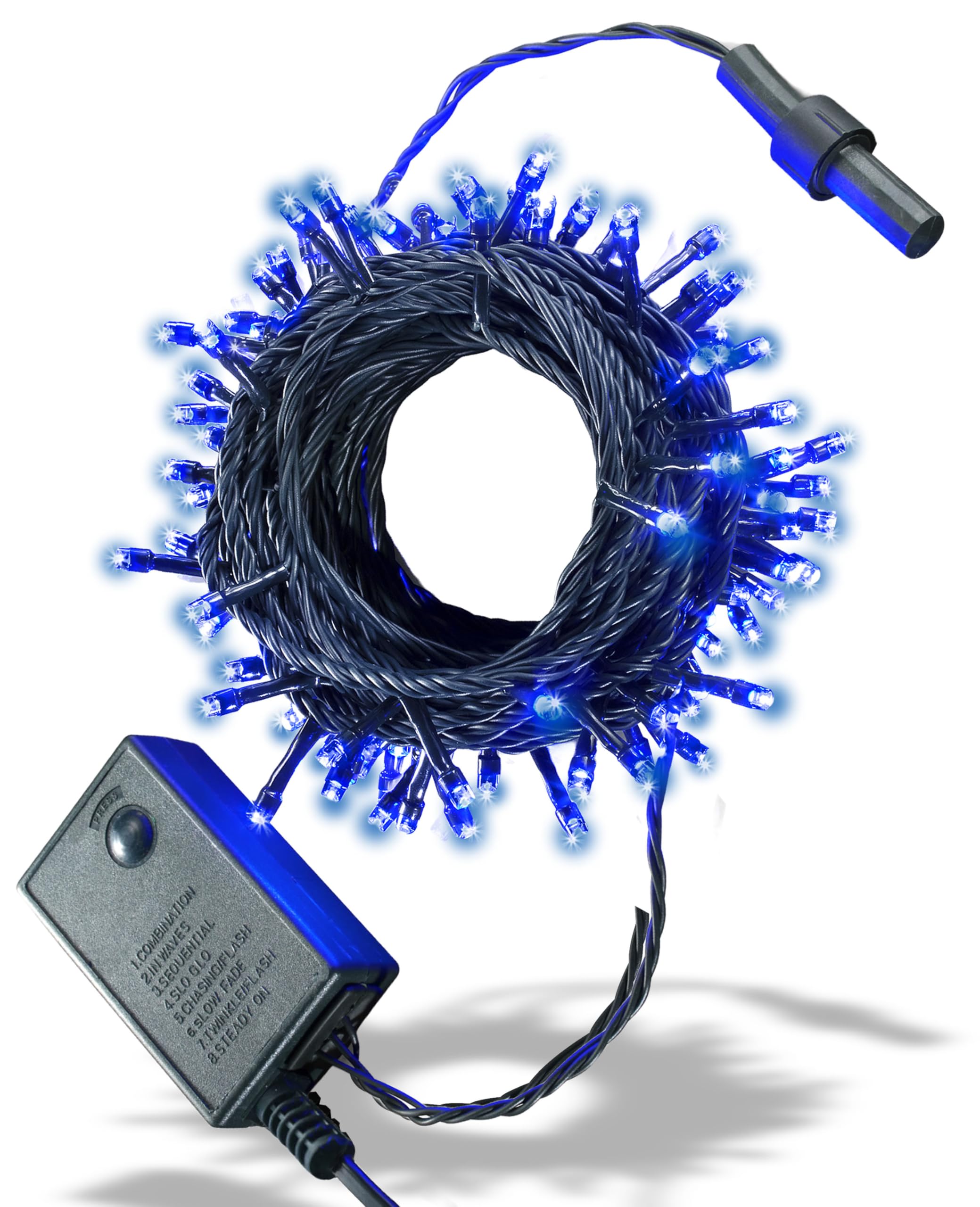 LEDストレートライト 100球 約10m x5本 + 電源コントローラー LED