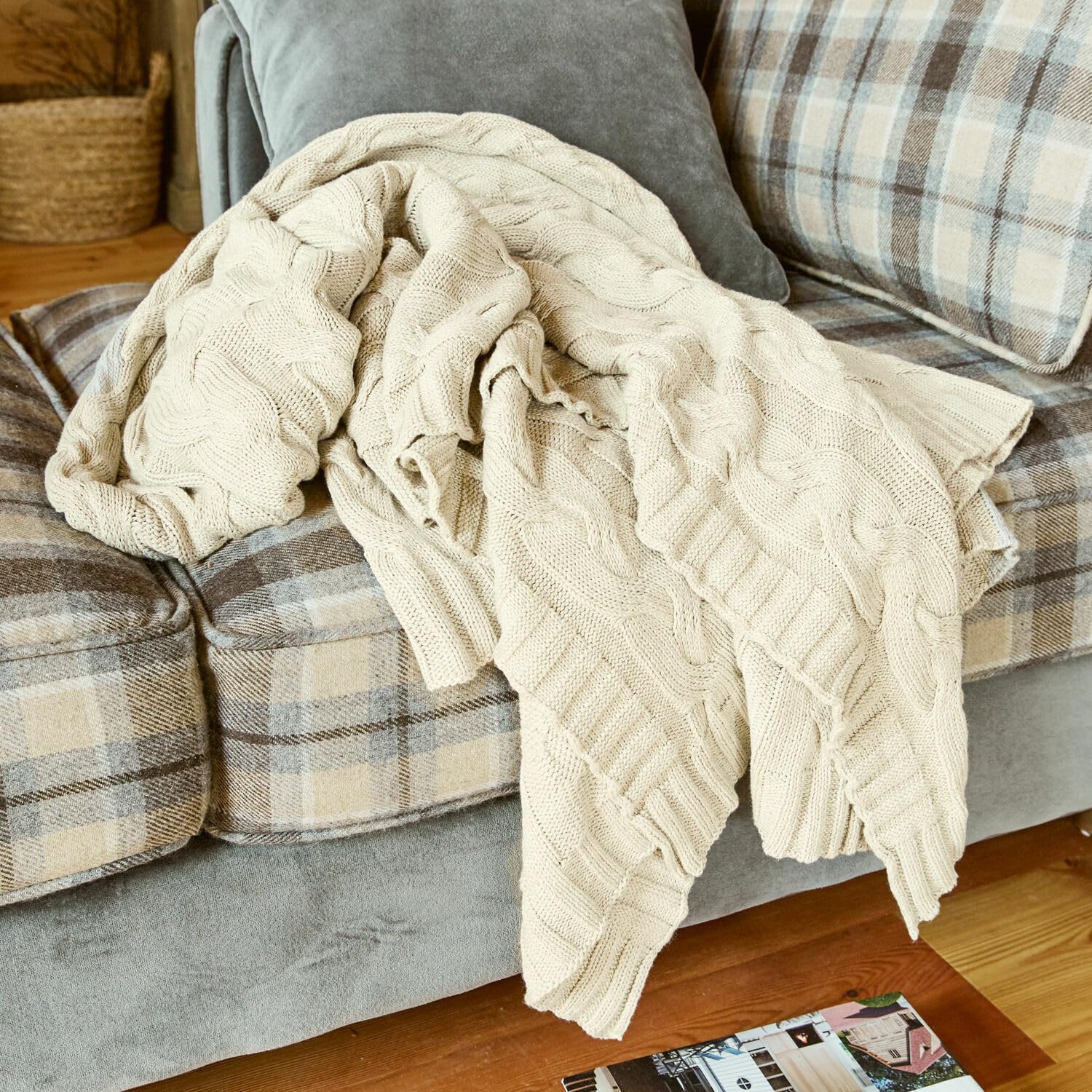 Loberon Plaid Arnhem, beige