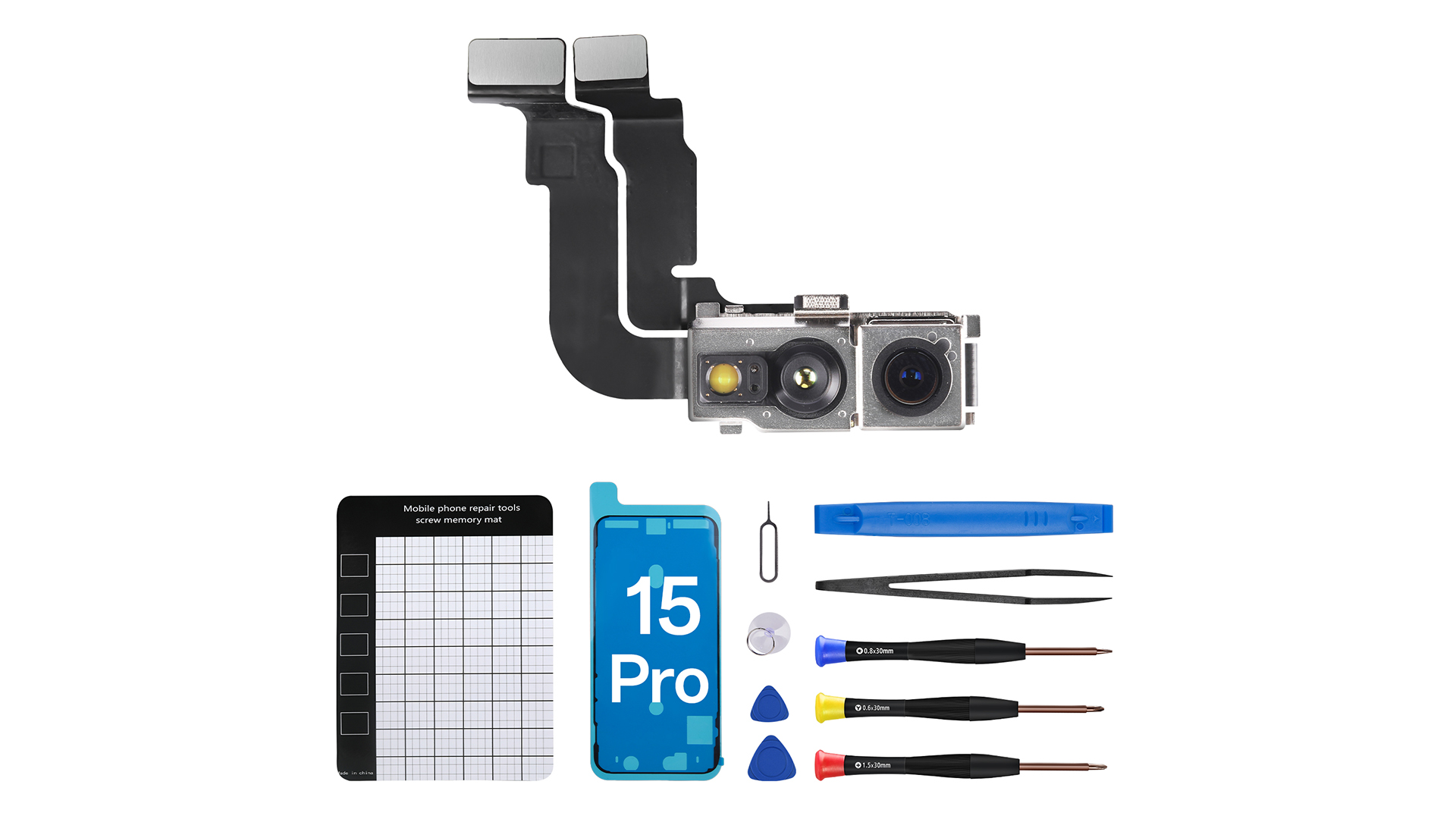 Amazon.com: CYKJGS for iPhone 15 Pro Front Camera Replacement