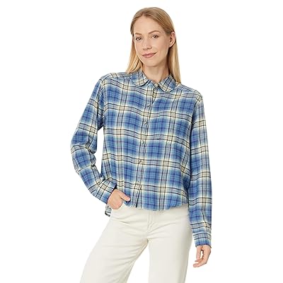 Toad&Co Re Form Flannel Boxy Long Sleeve Shirt Women