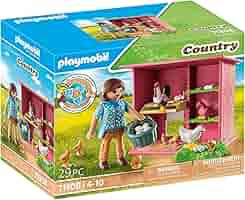 Amazon.co.jp: プレイモービル カントリー ニワトリ小屋 (2024