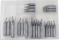 Vista 17 de Reaction Tackle Pesos de tiro de caída - Plomos para pesca de tiro de caída de agua salada y agua dulce - Forma de lápiz delgado - Plomos de pesca