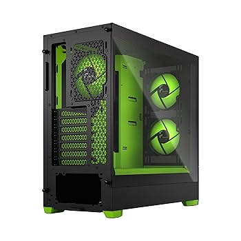 Amazon | Fractal Design Pop Air RGB ブラック グリーン コア