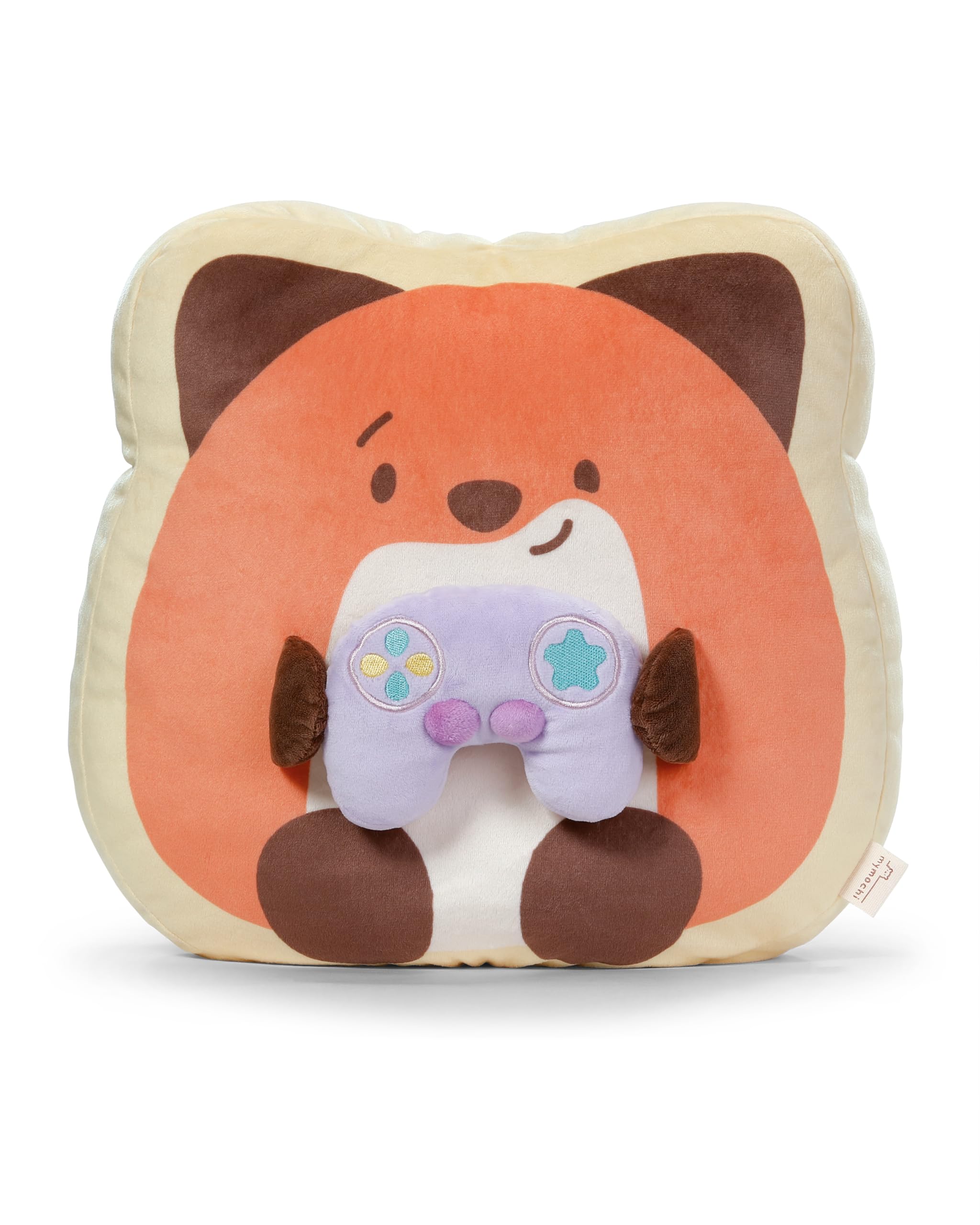 NICI Kuscheltier Fuchs Geeks mit Spielkonsole 35x33x12cm - braun - Weiches mymochi Plüschtier – stylisches Stofftier zum Kuscheln oder als Accessoire - Tolles Geschenk für Kinder & Erwachsene | 62394
