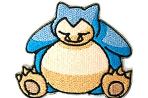 Athena Pokemon Go Snorlax 3 Inch Embroidered Iron/Sew-On Applique Patch