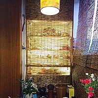 Vista 3 de Persianas de bambú de carbonización para patio al aire libre cortinas enrollables para exteriores persianas enrollables para ventanas privacidad